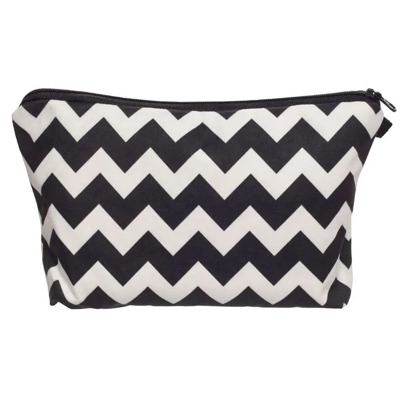 

Small Make up Bag,Personalised Cosmetic bag Wash Bag Makeup Pouch for Girls or Women(Stripe)