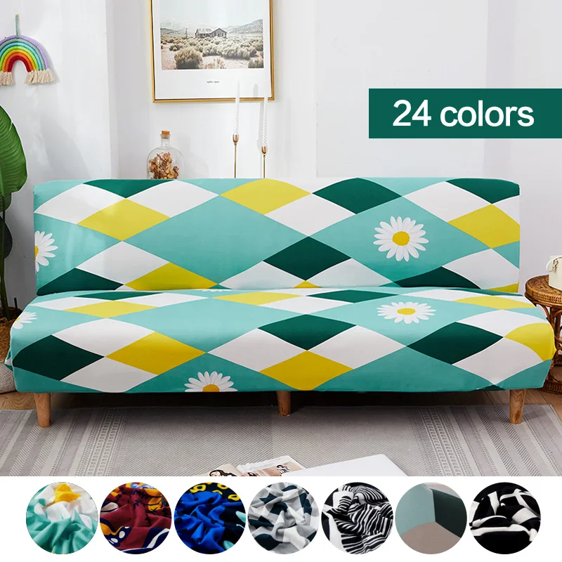 Funda Universal para sofá cama sin brazos, fundas plegables modernas