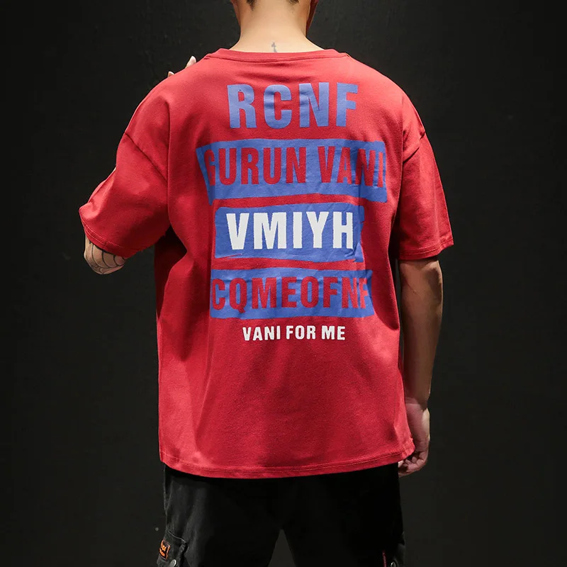 Nice Summer T-Shirts Men Letter Printed Short Sleeve TShirt Men Tee Shirt Men Vogue Fashion Round Neck T Shirt Men