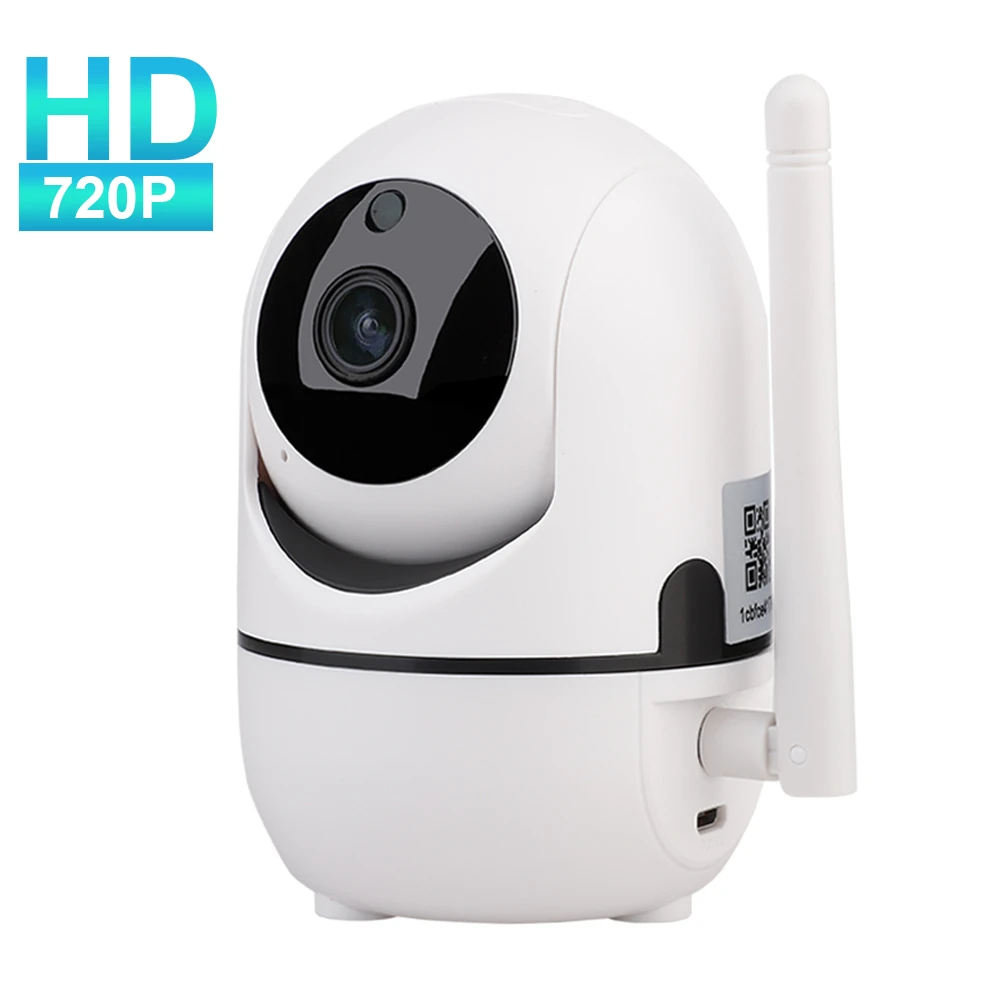EU PLUG 720P Домашняя камера видеонаблюдения детский монитор WiFi Облако IP камера с автоматическим отслеживанием сетевая камера с WiFi Беспроводная CCTV камера - Цвет: EU PLUG 720P
