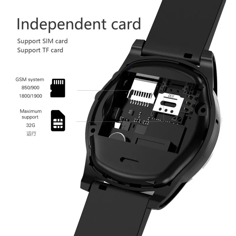 Смарт-часы Спортивный Трек Водонепроницаемый Фитнес-циферблат вызов Smartwatch Passo метр камера sim-карта