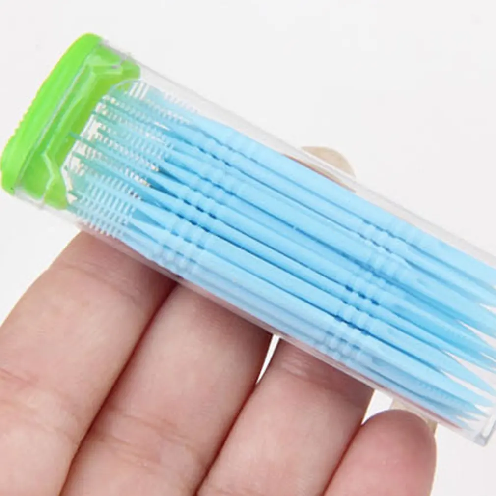 Toothpicks With Mirrors 30 Sticks Portable Mini Tooth Sticks Oral Cleaning Disposable Creative Travel Toothpicks