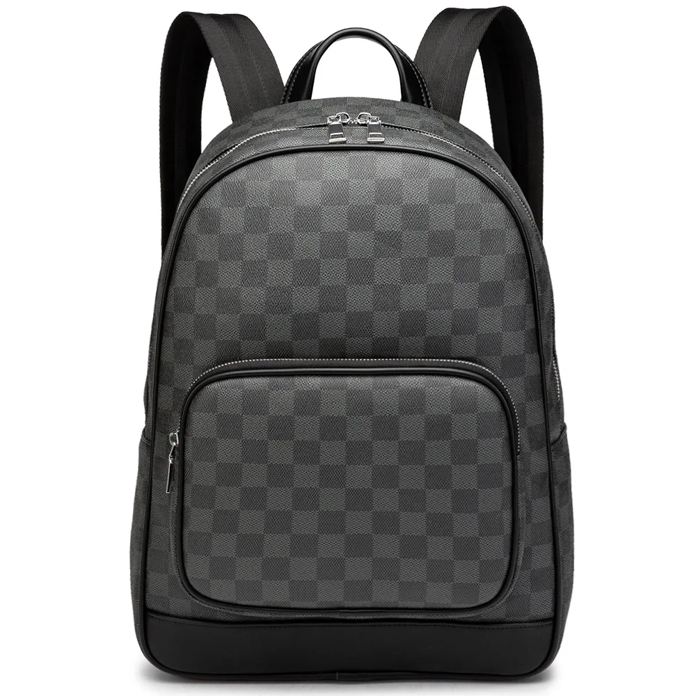 black vegan backpack