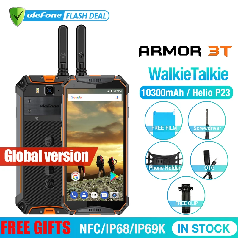 Ulefone Armor 3T телефон смартфон телефоны смартфоны IP68 водонепроницаемый мобильный