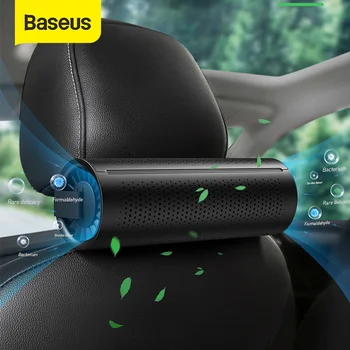 

Baseus Car Air Purifier Vehicle Air Cleaner Air Freshener Auto Mist Maker Pm2.5 Eliminator Activated Carbon Crystal Purifying