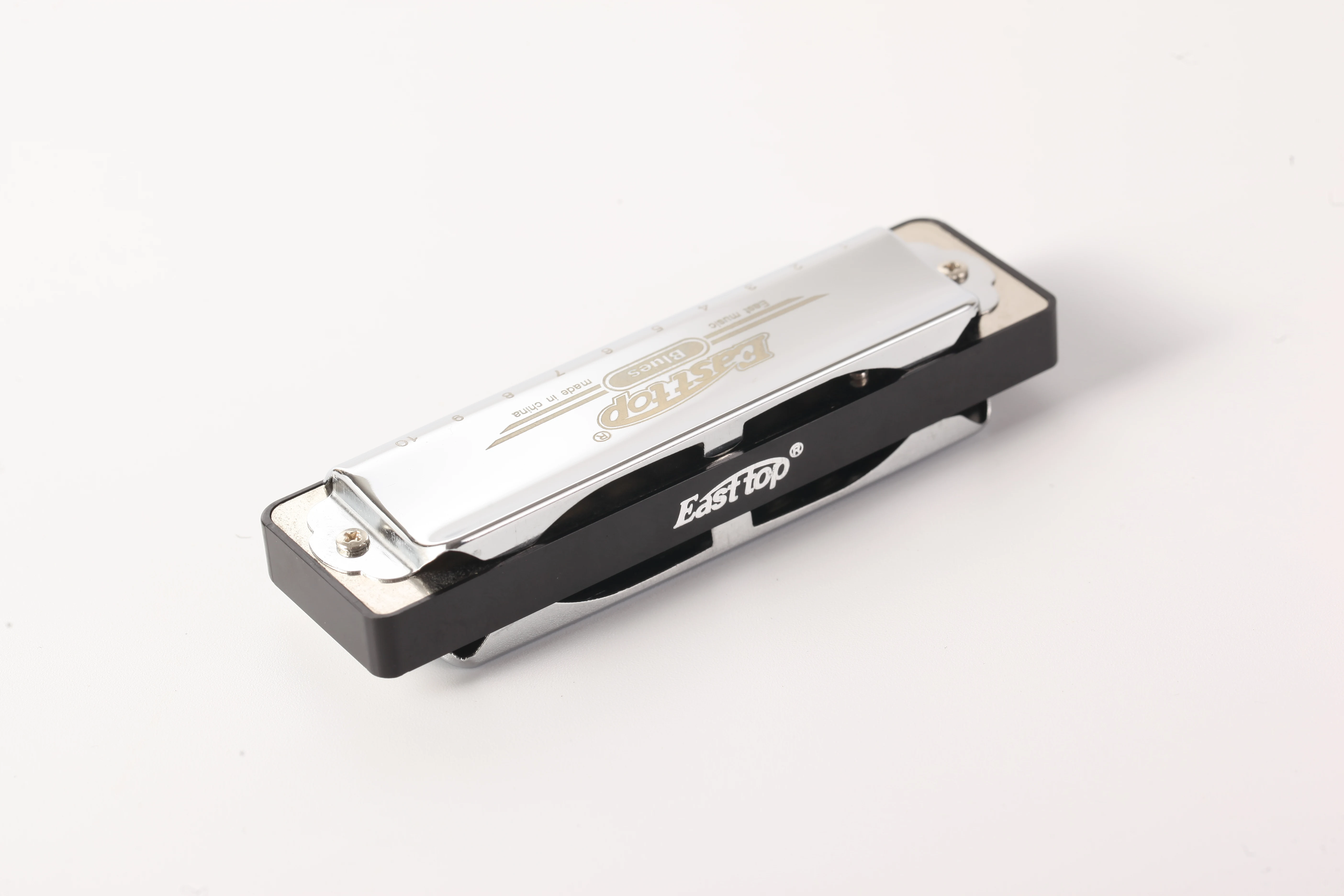 EASTTOP mouth organ T004 10 hole blues diatonic harmonica for beginner,player,gift