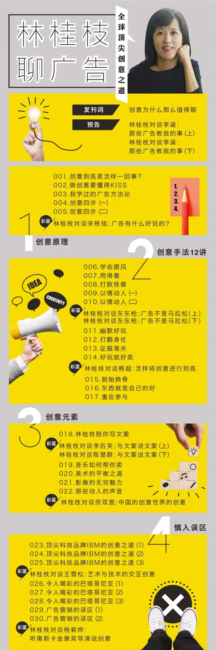 全球顶尖创意之道:“文案女王”林桂枝的创意课【完结】 pic 全球顶尖创意之道:“文案女王”林桂枝的创意课【完结】 配图