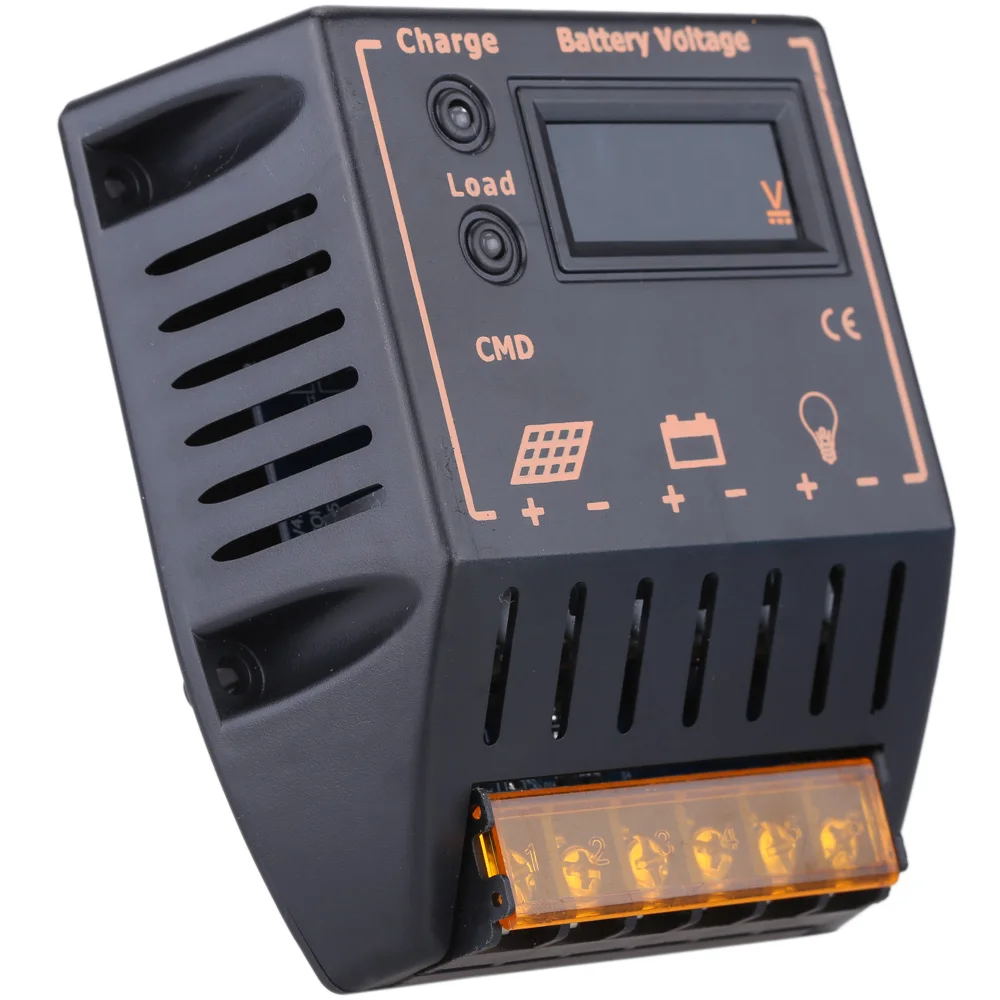 

New 10A 12V/24V LCD Display Solar Charge Controller Auto Regulator Solar Panel Battery System Overcharge Protection Solar Contro