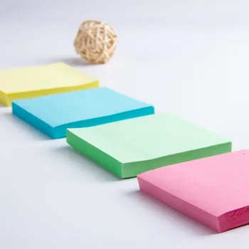 

Oude Sticky Notes 3x3 Bright Colorful Stickies 4-Pack 400 Sheets Total Strong Self-Stick Assorted Colors Yellow Green Blue Pink
