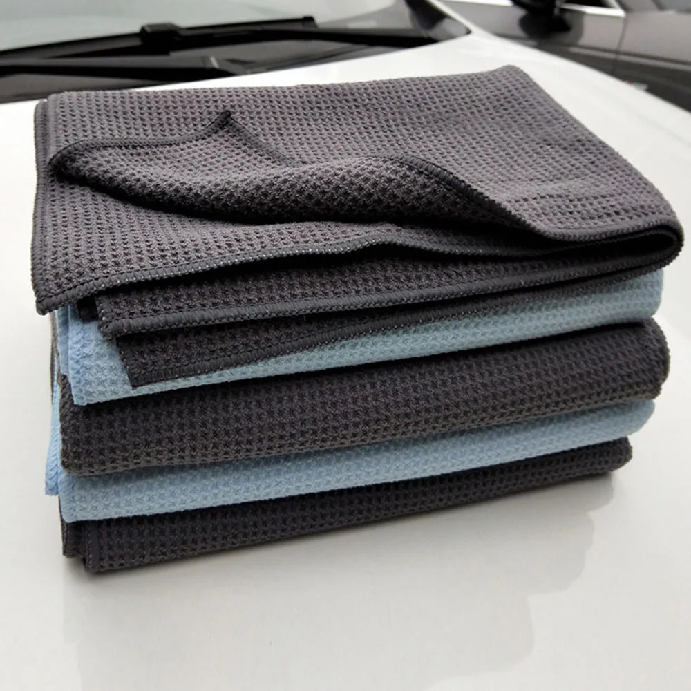 

Auto Care The Best Water Magnet Microfiber Drying Towel with Waffle Weave Design for Car , Bath, Kitchen & Dogs 40x40cm