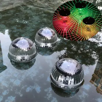 

LED Light Swimming Pool Waterproof Solar Power Lights Color Changing Water Drift Lamp Floating Lighting Security Garden Decro