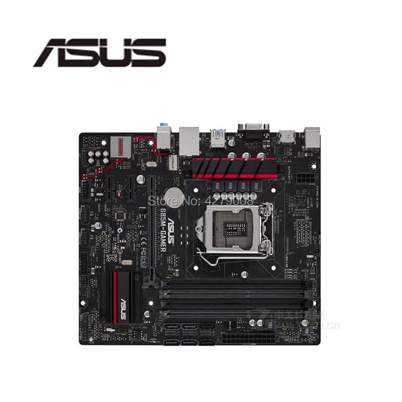 Разъем LGA1150 USB3.0 SATA3 PCI-E3.0 для ASUS B85M-GAMER оригинальный использоваться настольных ПК