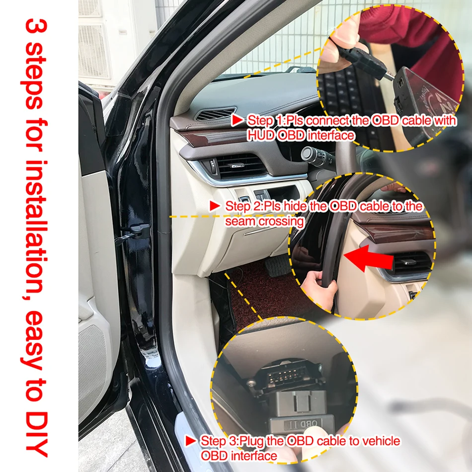 S600 Автомобильная головка OBD2 автомобильный дисплей HUD Дисплей OBD2 код неисправности диагностический инструмент ELM327 скорость воды