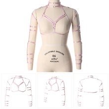 Сексуальное женское белье, бюстгальтер с бретельками, топы, открытая грудной бандаж для рук, пояс в стиле панк, готика, без бретелек, без косточек, без косточек, размера плюс, для танцев