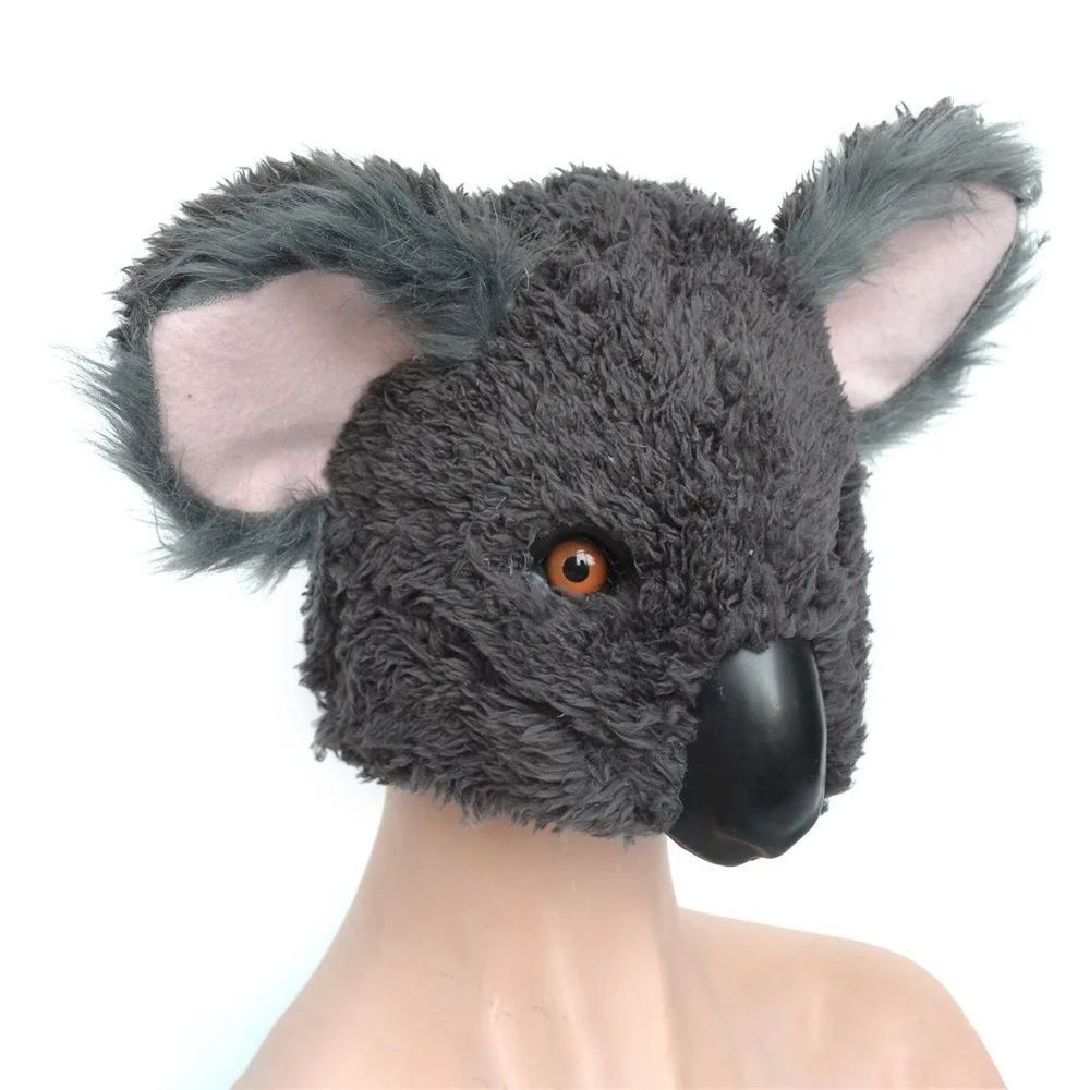 Cute Fursuit Koala Head Mask Furry Koala Cosplay Head koala Custom