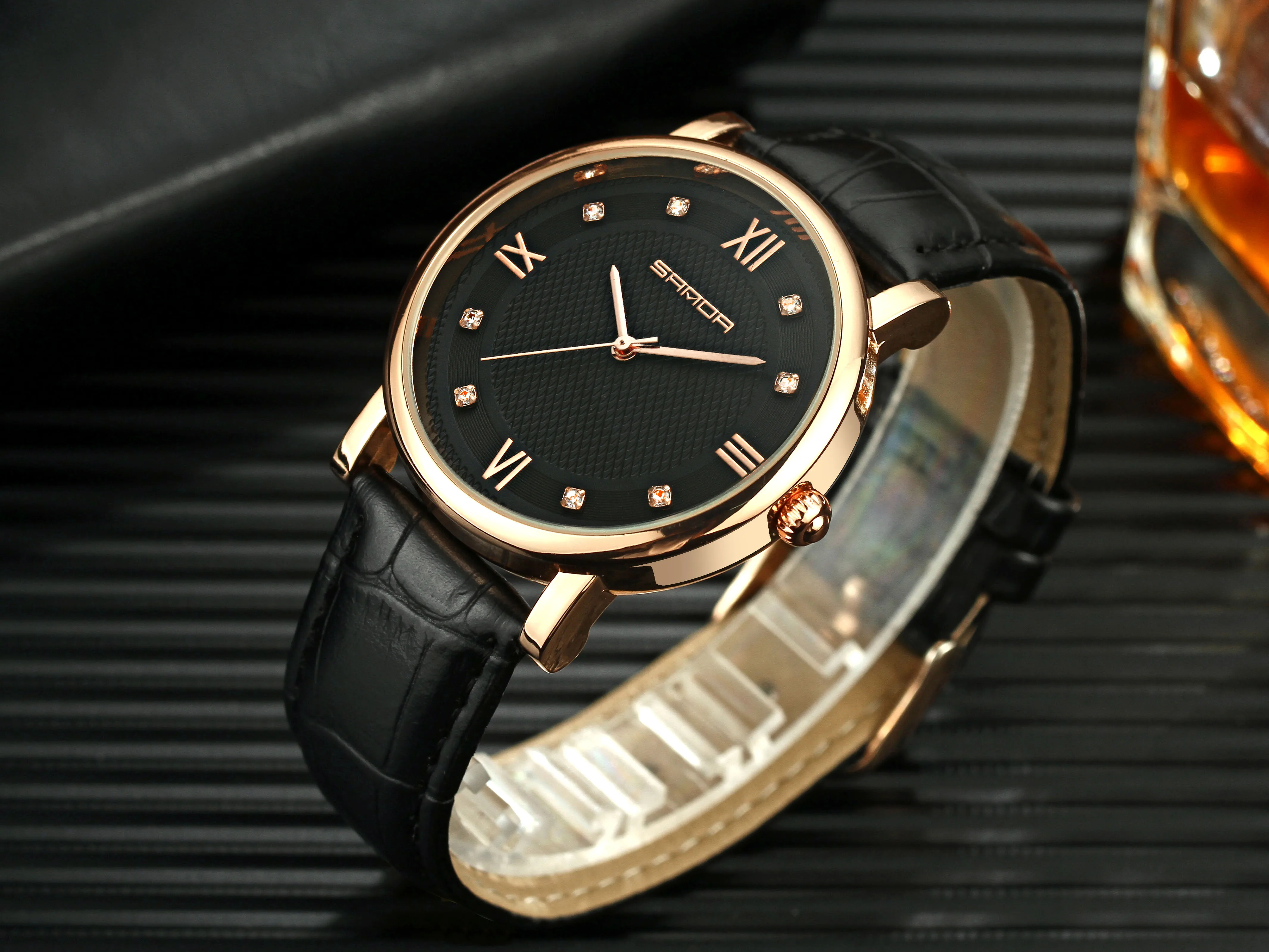 

New Simple Fashion Trend Men's Women's Watch Quartz Watch Simple Belt Couple Waterproof Watch Relogio Masculino