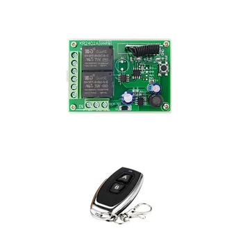 

Taidacent 4 Buttons 12V 24V Lighting Tailgate 315mhz 433mhz Universal 4 Channel Wireless Rf Remote Control On Off Switch