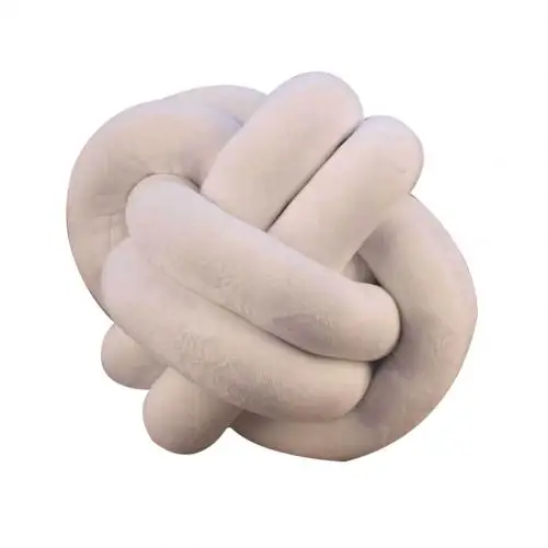 30cm White Флисовая полипропиленовая хлопковая мягкая подушка с узелком, ручная подушка, подушка для тела, удобная подушка - Цвет: 30cm White