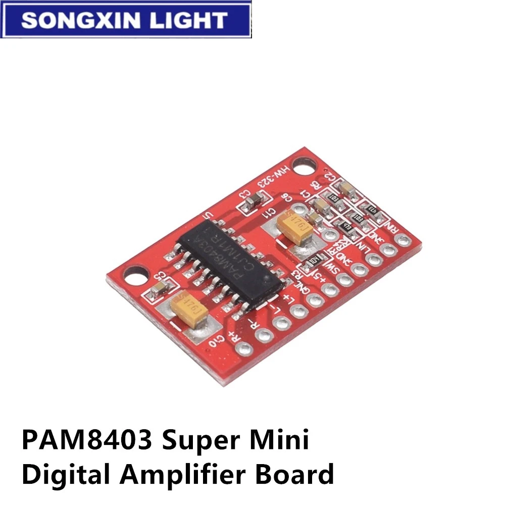 100 шт. 3 Вт * 2 Мини цифровой усилитель мощности аудио Плата USB DC 5 в источник питания