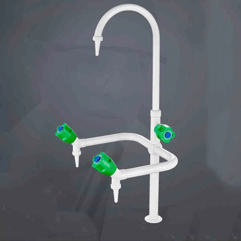 Laboratory Water Tap Лабораторный смеситель Универсальный Три порта Одной ручкой 360 Поворотный кран Смеситель кран Одной холодной одной ручкой кран Torneira - Цвет: Laboratory Water Tap
