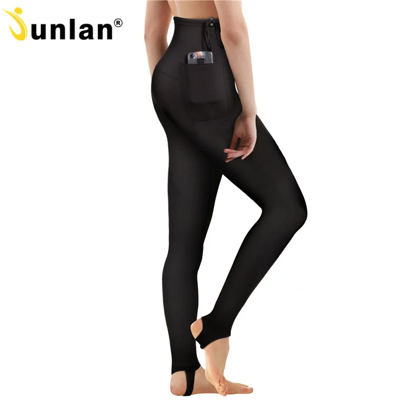 

Junlan Neoprene Sweat Long Trousers for Women Shaping Bottom Pants Reducing Waist Trainer Body Control Shapers for Weight Loss