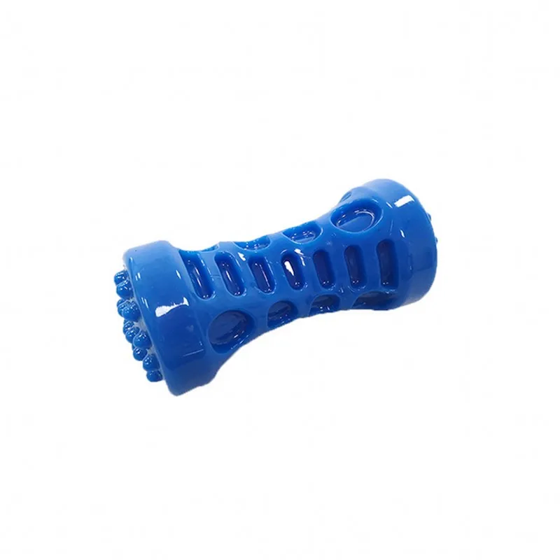 12.5x5.5cm TPR собака жевательные Игрушки для маленьких или больших домашних животных чистка зубов пищалка гантели собаки игрушки интерактивные принадлежности для тренировки животных - Цвет: 12.5x5.5cm