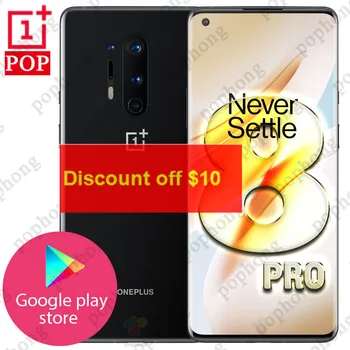 

Original Oneplus 8 Pro 5G MobilePhone 6.78 inch 2K 120Hz Snapdragon 865 Octa Core 8G 128G Android 10 30W Charger NFC Smartphone