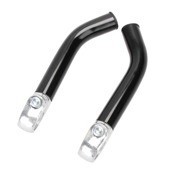 

1Pair Bike Rest Handlebar 15cm Aluminum Bicycle Bent Handlebar Ends for 22.2cm Riding Handlebar Ends Bicycle Sheep Horn Bar Ends