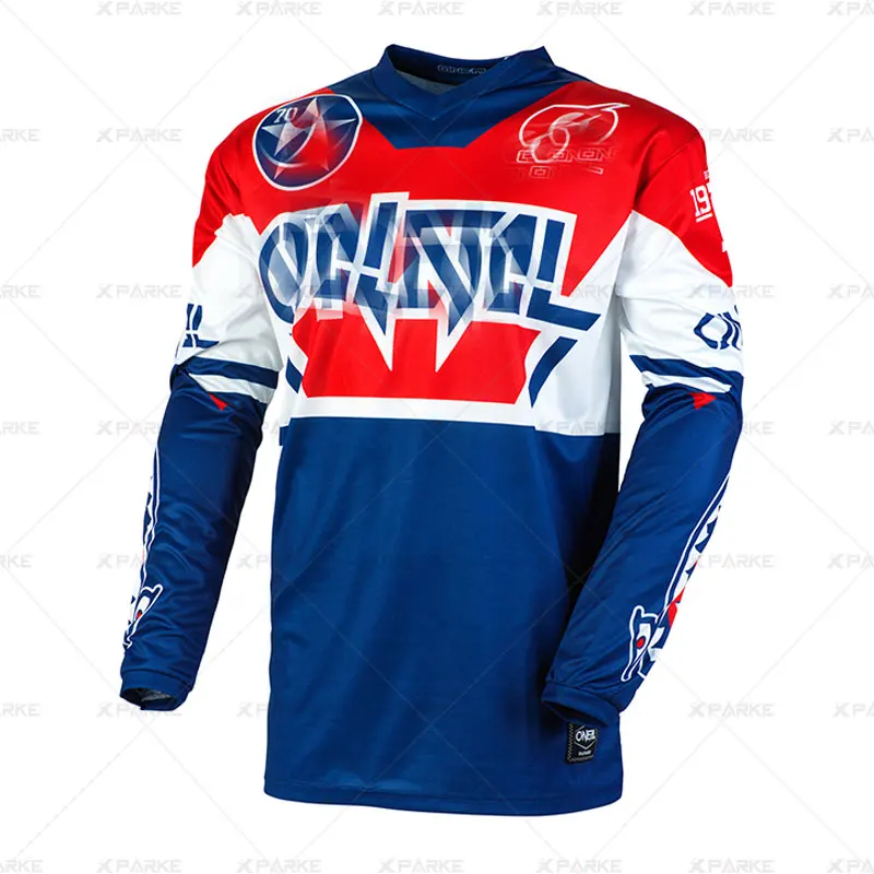 Лиса мотоцикл горный велосипед Команда Горные Джерси MTB внедорожный DH MX длинный