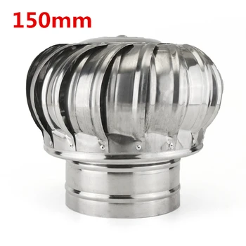 

150mm 200mm Stainless Steel Roof Ventilator Wind Turbines Air Vent Attic Ventilator