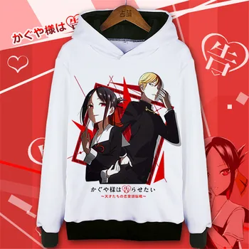 

Anime Kaguya-sama: Love Is War Kaguya Shinomiya Chika Fujiwara Cosplay Costume Hoodie Sweatshirt Men Women Pullover Coat Tops