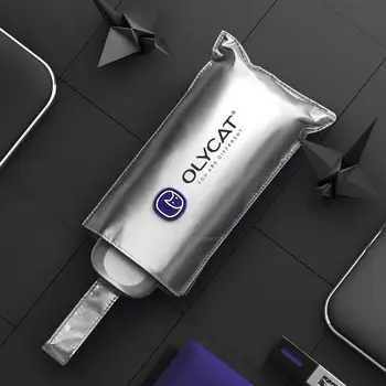 

OLYCAT Flat Sun Umbrella Rain Women Titanium Silver Anti UV Mini Umbrella Portable Five-folding Umbrella Windproof UPF50+ best