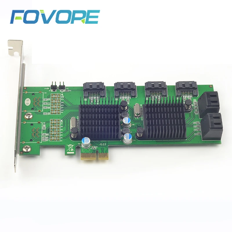 PCI express SATA конвертер на III преобразователь карты расширения SATA3 e PCIe x1 адаптер