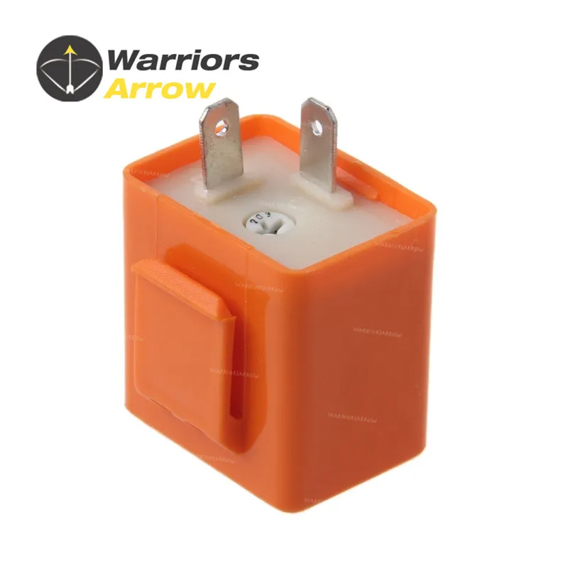 

2 Pin Motorcycle Speed Adjustable LED Turn Signal Indicator Flasher Relay 12V universal for most motorcycle 2012