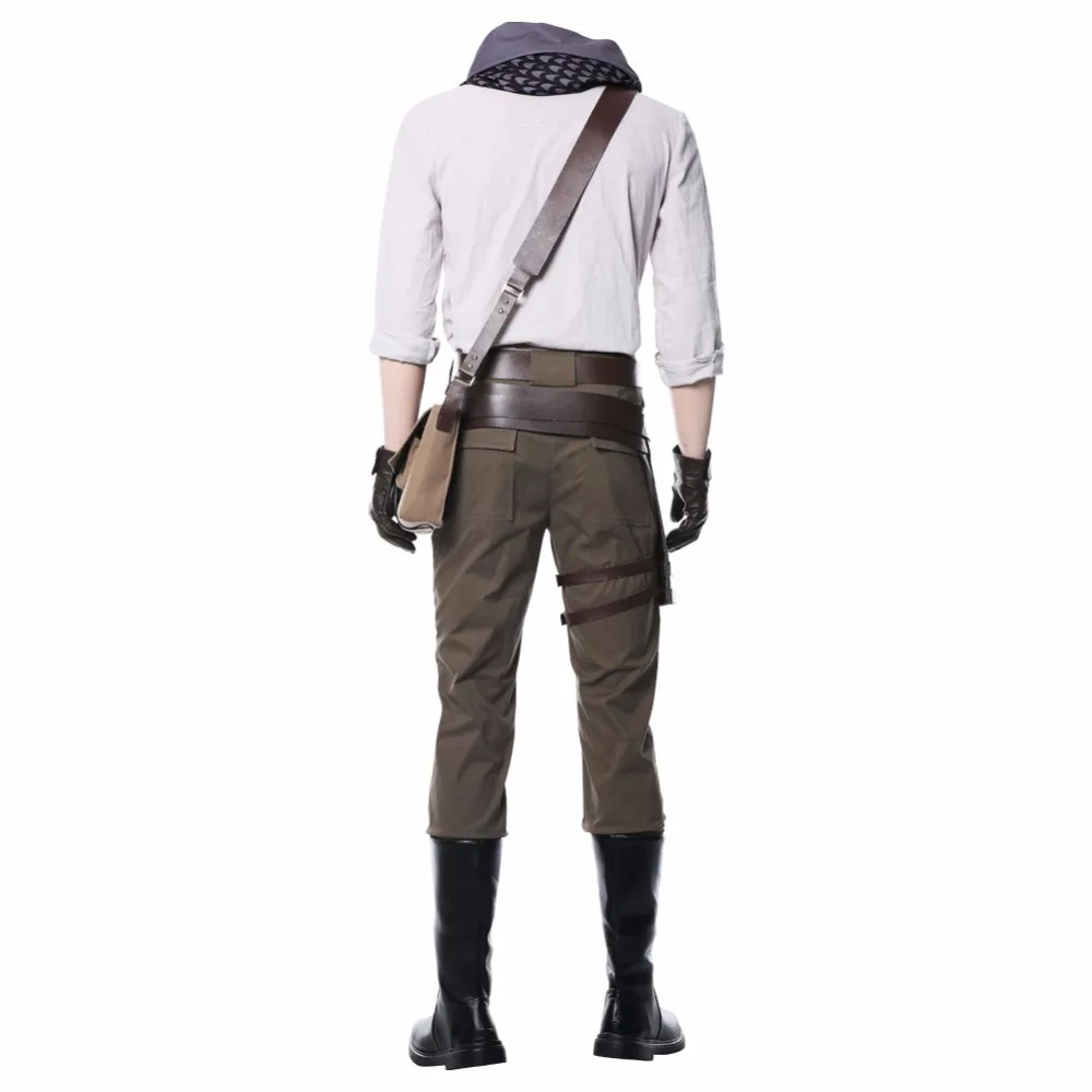 Звездные войны 9: Восстание Скайуокера POE dameron косплей костюм весь набор взрослых мужчин Хэллоуин карнавальные костюмы