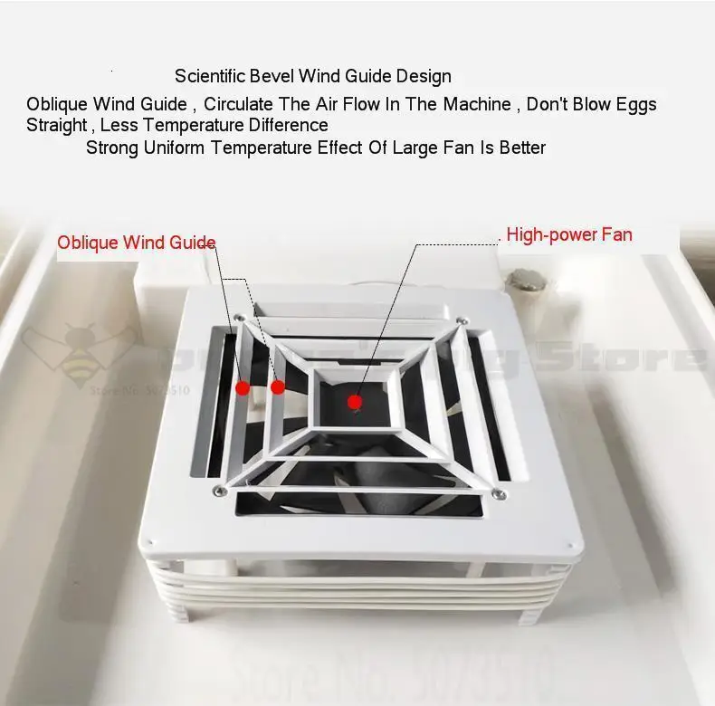 Incubator Small Household Full-automatic Intelligent Incubator Chicken Bird Duck Goose Mini Water Bed Incubator Egg Incubator