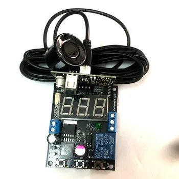 

Ultrasonic Range Finder Reversing Radar Module / with Display Can Set Distance Relay Output / Waterproof Probe