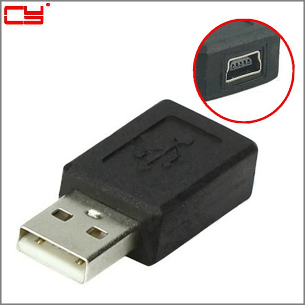 

Новый черный Переходник USB 2,0 типа A «Мама»-«мама» MiNI USB B «мама»