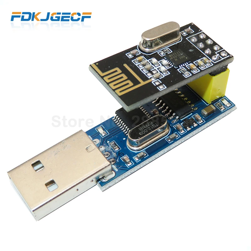 CH340T USB адаптер последовательного порта Плата+ 2,4G NRF24L01+ беспроводной модуль для Arduino - Цвет: 1 set