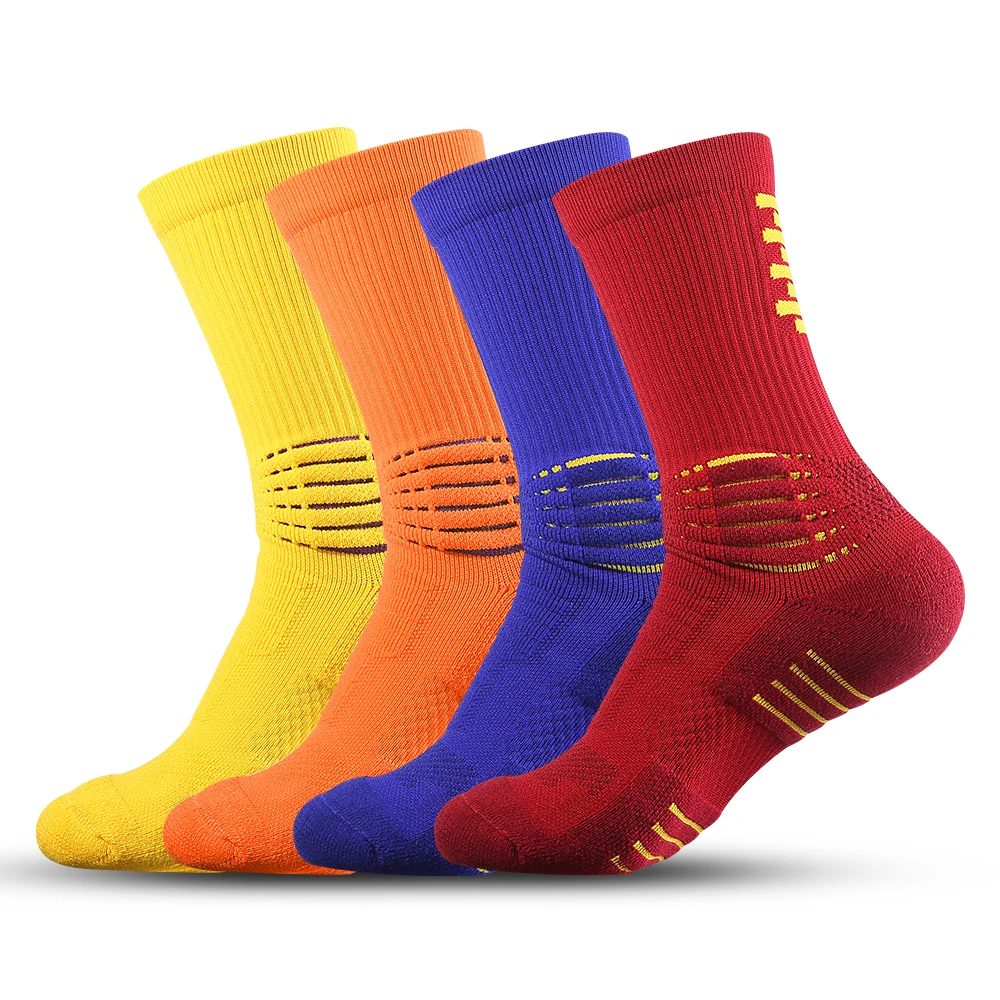 Summer Men Professional Sport Cycling Running Hiking Tennis Socks Breathable Non-Slip Compression Soccer Socks Baasploa