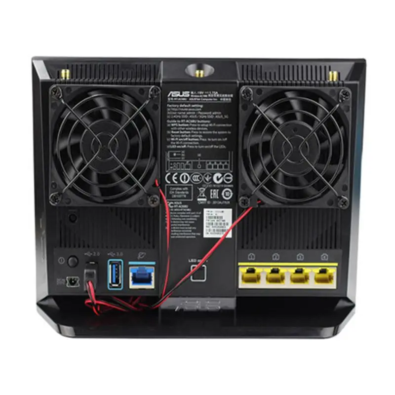 L74A 1Set Cooling Fan USB Power Supply Fan Cooler for A-SUS RT-AC68U/AC86U/AC87U/R8000/AC5300 Router Radiator cooling fan