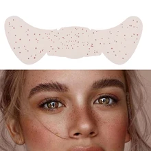 6/10pcs Sexy Fake Freckles Face Tattoo Makeup Stickers Freckle Patch Decal Eye