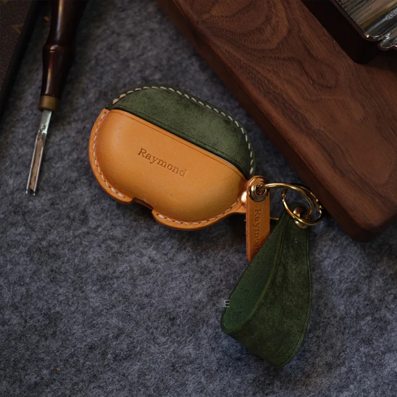 Genuine Leather For Huawei FreeBuds Pro 4 Case Luxury Real Leather