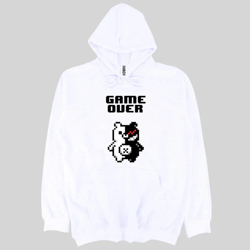 DanganRonpa игра над shubuzhi Мужские Толстовки Новое поступление осень хлопок Повседневная Толстовка Мода хип-хоп высокое качество толстовка - Цвет: white