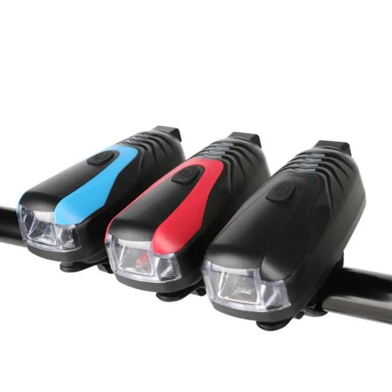 USB Перезаряжаемые велосипедный светильник 120 децибел Звонок головной MTB Дорожный