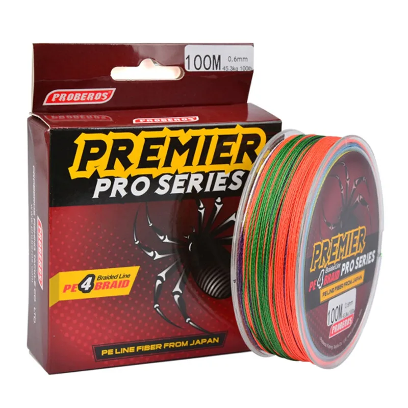 

4 Ipliklerini/00M Super Strong Line Weaving Wire Mesh 6-100LB 0.4-10.0 PE Material Multifilament Carp Fishing For Fish Rope Cord