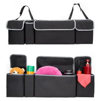 

Car Organizer Trunk Backseat Adjustable Storage Bag Net High Capacity Multi-use Oxford Back Interior Accessories Automobile Seat