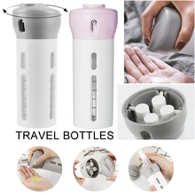 Косметические Бутылочки для поездок 4-в-1 организованная герметичность туалетные принадлежности с возможностью заправки жидкости/лосьон/кремовый комплект контейнеров спрей бутылку дро