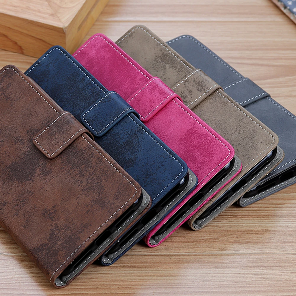 Retro Flip Leather Magnetic Wallet Credit/Money Cover Case for Google Pixel 4 XL/ Pixel 4/ Pixel 3A XL/ Pixel 3A/ Pixel 3 Lite XL/ Pixel 3 Lite/ Pixel 3