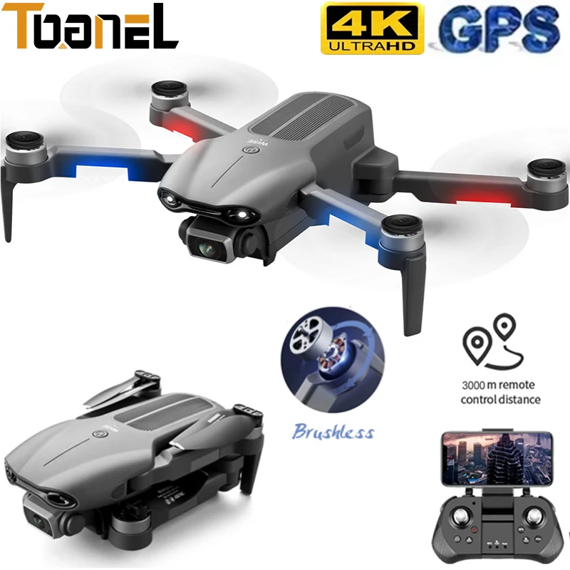 2021 nuevo F9 Drone Cámara Dual de HD de vuelo Quadcopter 1,2 km 30 minutos GPS profesional fotografía aérea RC helicóptero de juguete